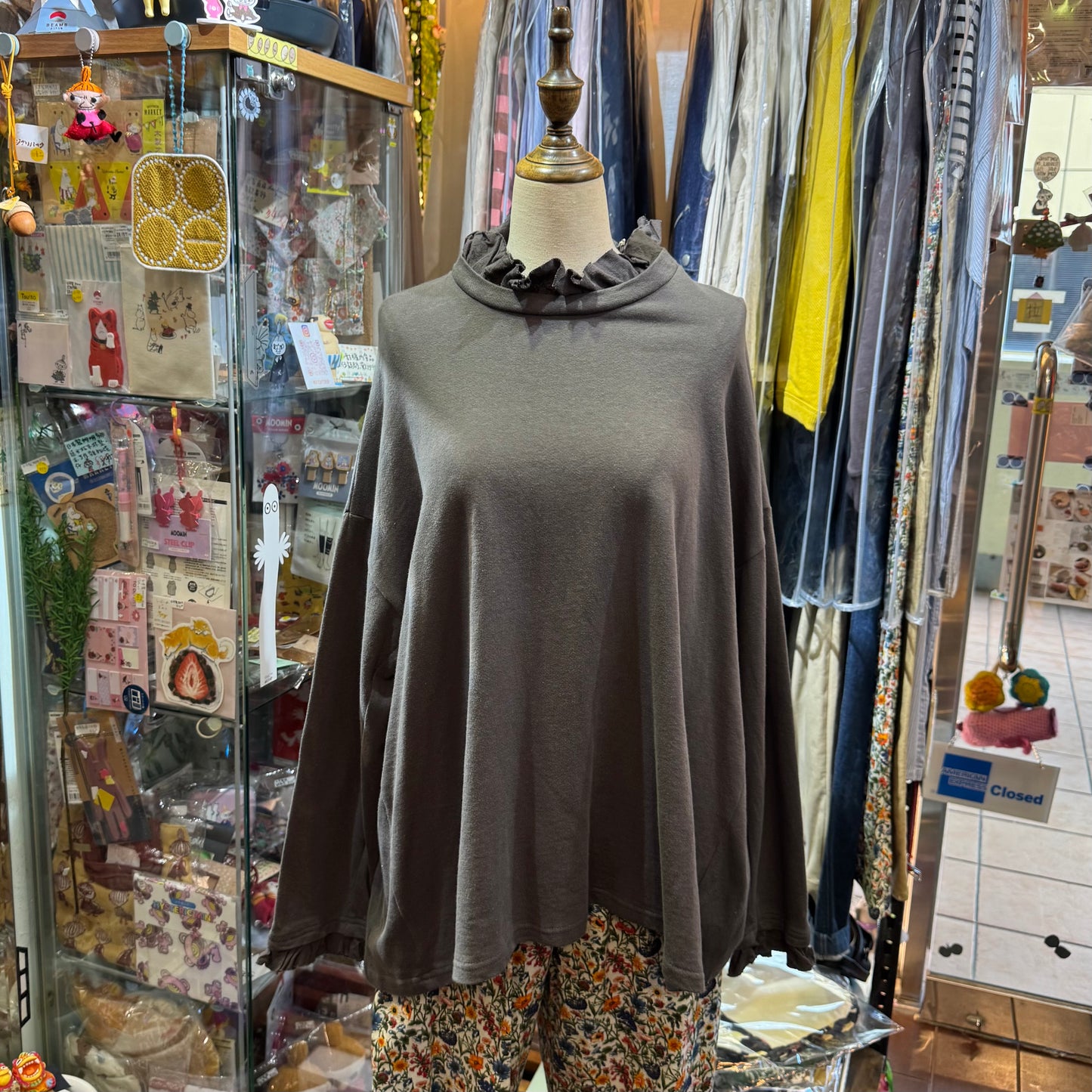 Tumugu Frill Top, 3 Colors, made in Japan
