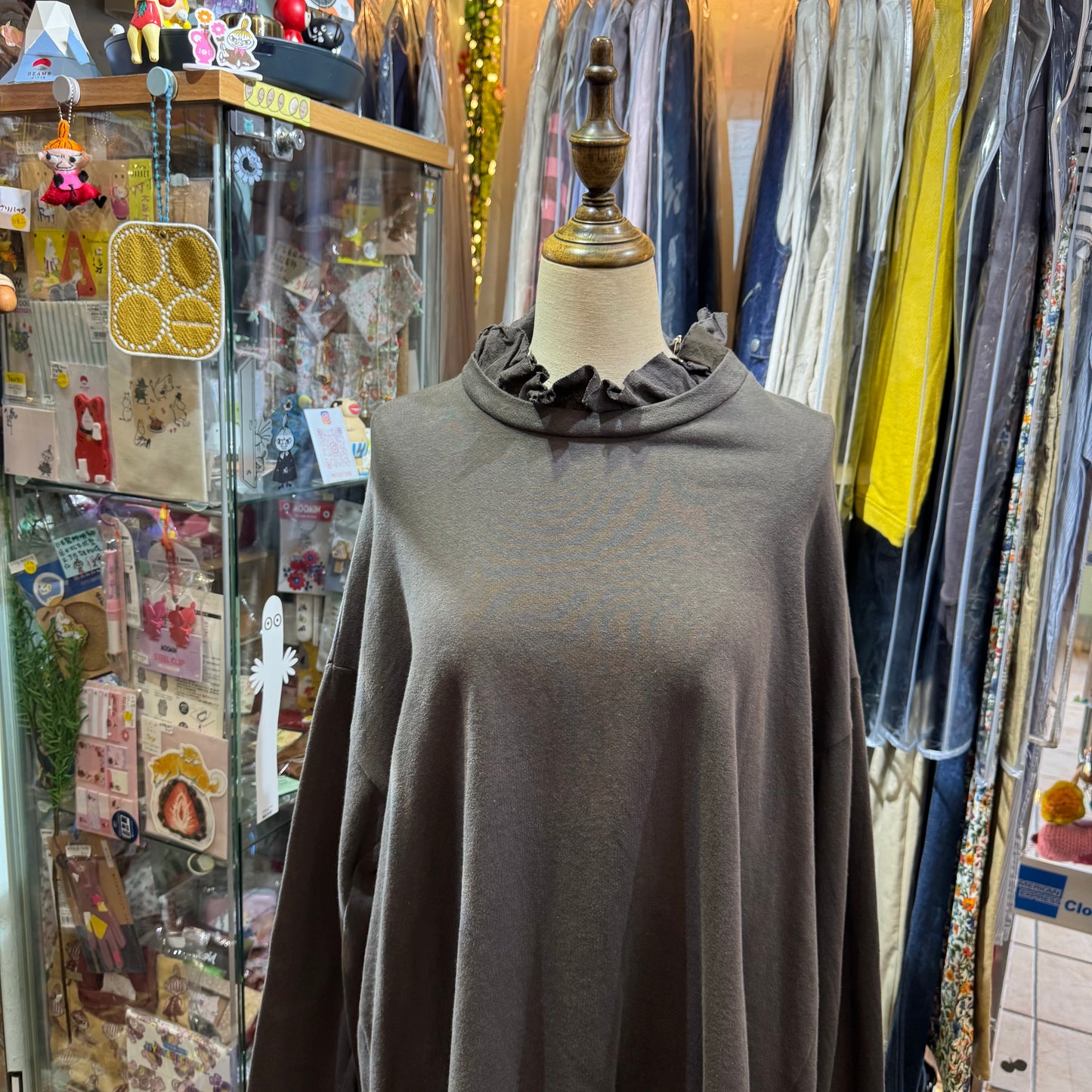 Tumugu Frill Top, 3 Colors, made in Japan