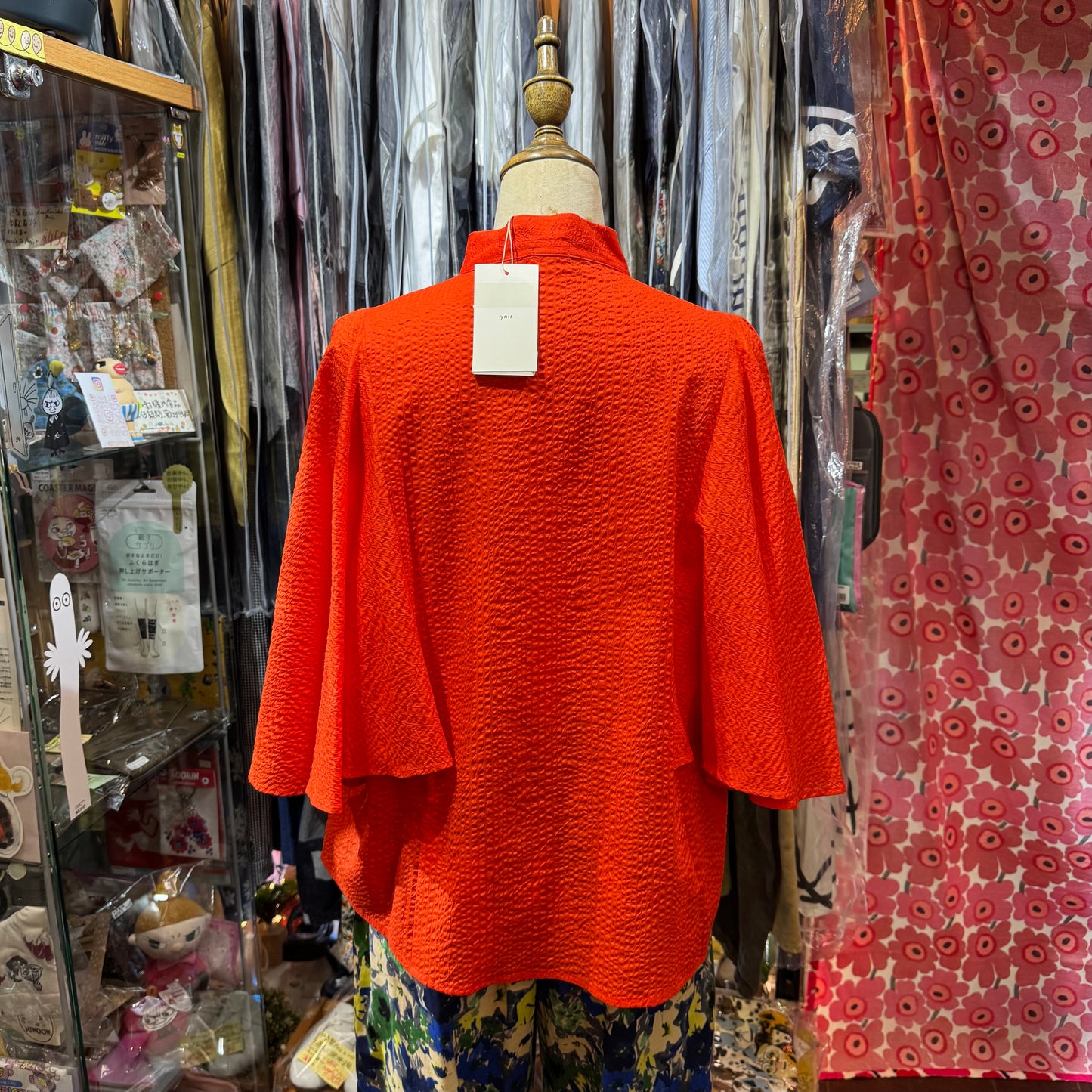 Sale- Ynir Orange Shirt, made in Japan