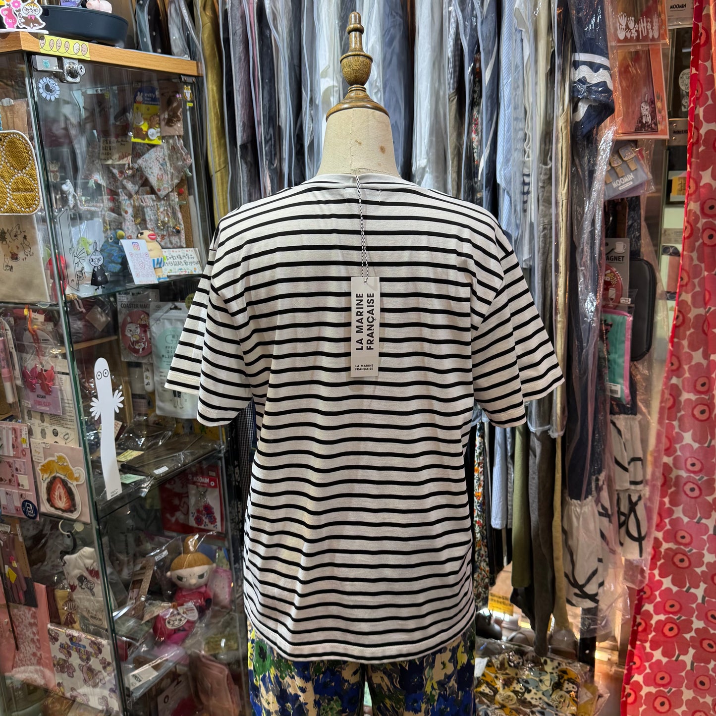 La marine Française Striped MARINE T-shirt, made in Japan
