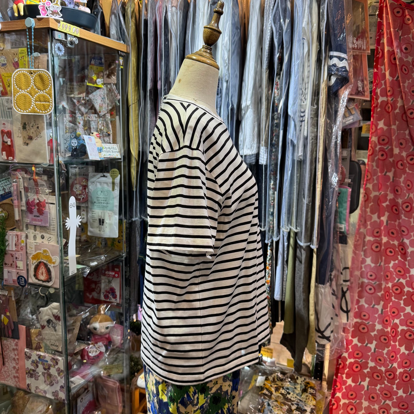 La marine Française Striped MARINE T-shirt, made in Japan
