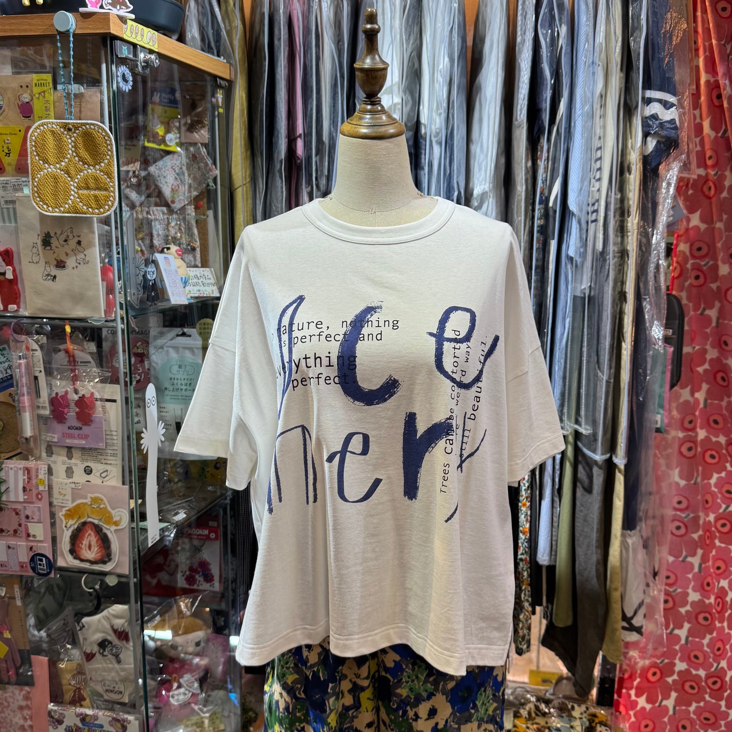 Tumugu Scenery T-shirt, 2 Colors, made in Japan