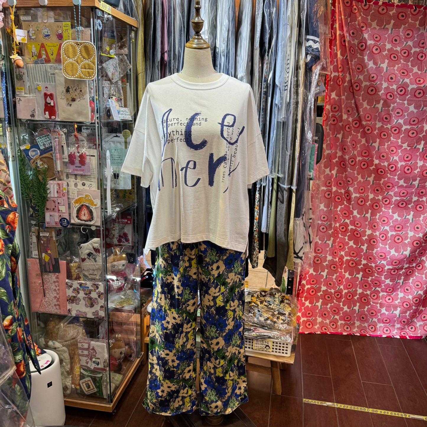 Tumugu Scenery T-shirt, 2 Colors, made in Japan