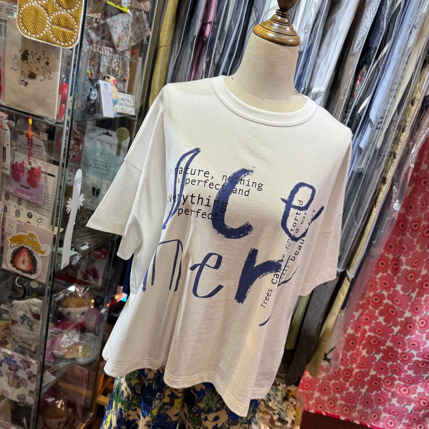 Tumugu Scenery T-shirt, 2 Colors, made in Japan