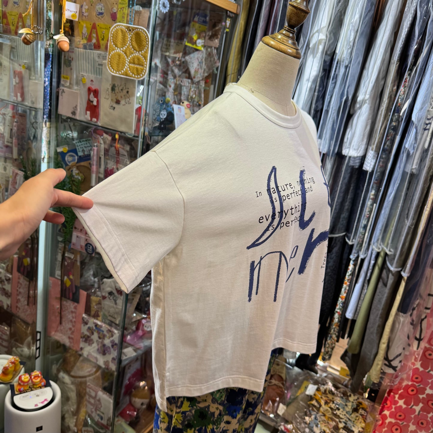 Tumugu Scenery T-shirt, 2 Colors, made in Japan
