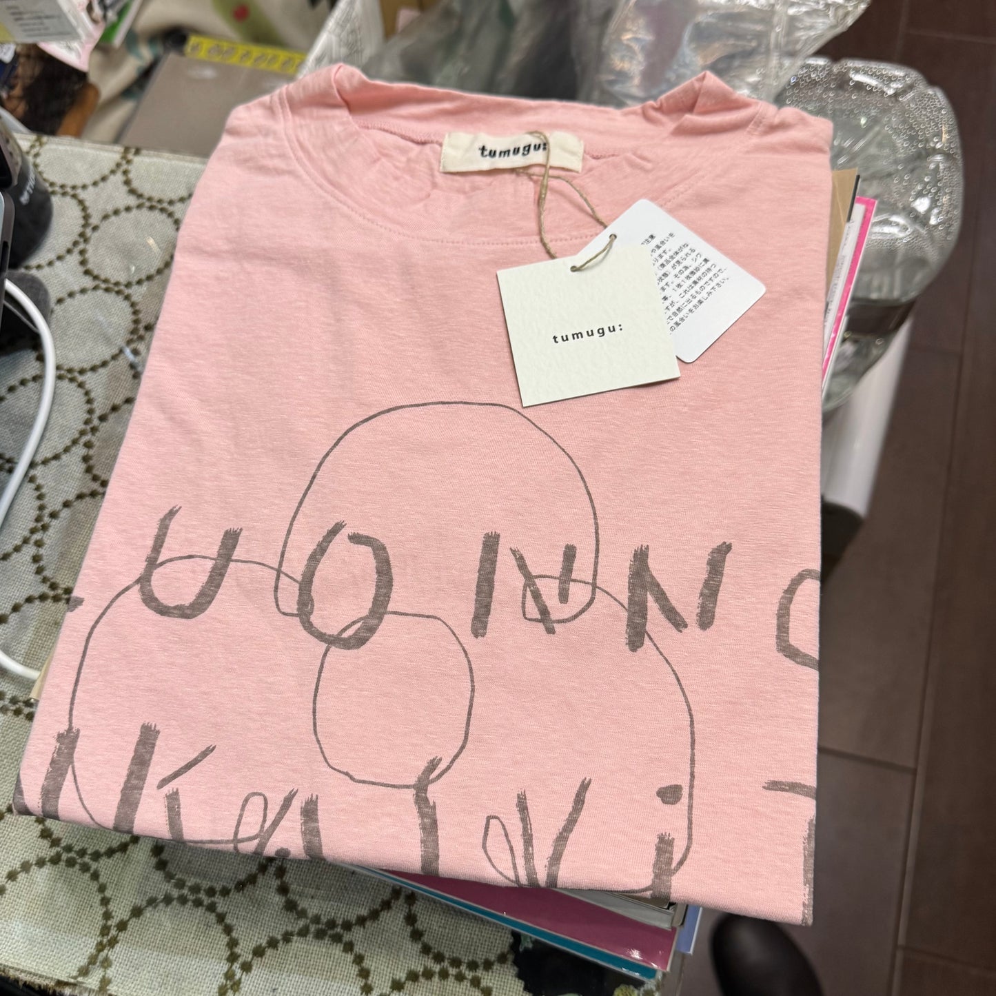 Tumugu LUONNONKASVIT (Finnish) T-shirt, 4 Colors, made in Japan