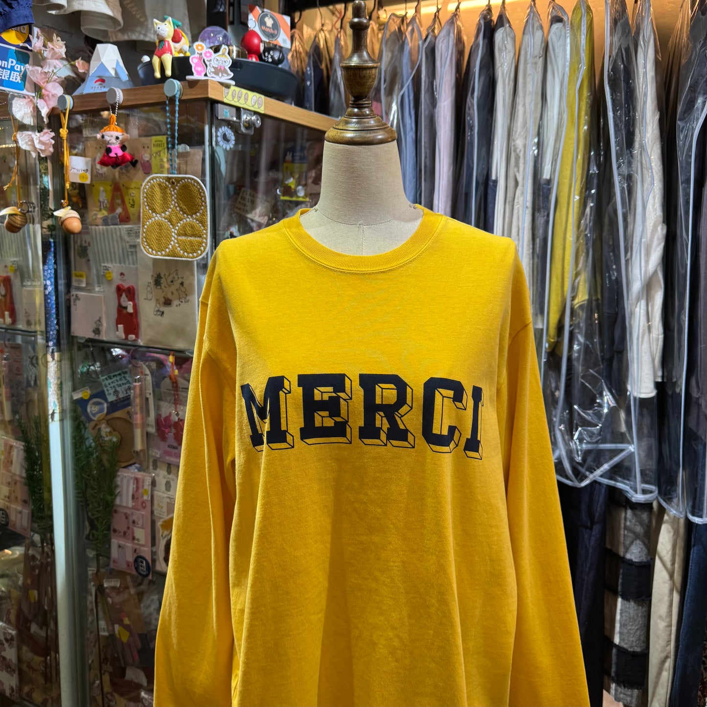Ichi MERCI Mustard Long T-shirt
