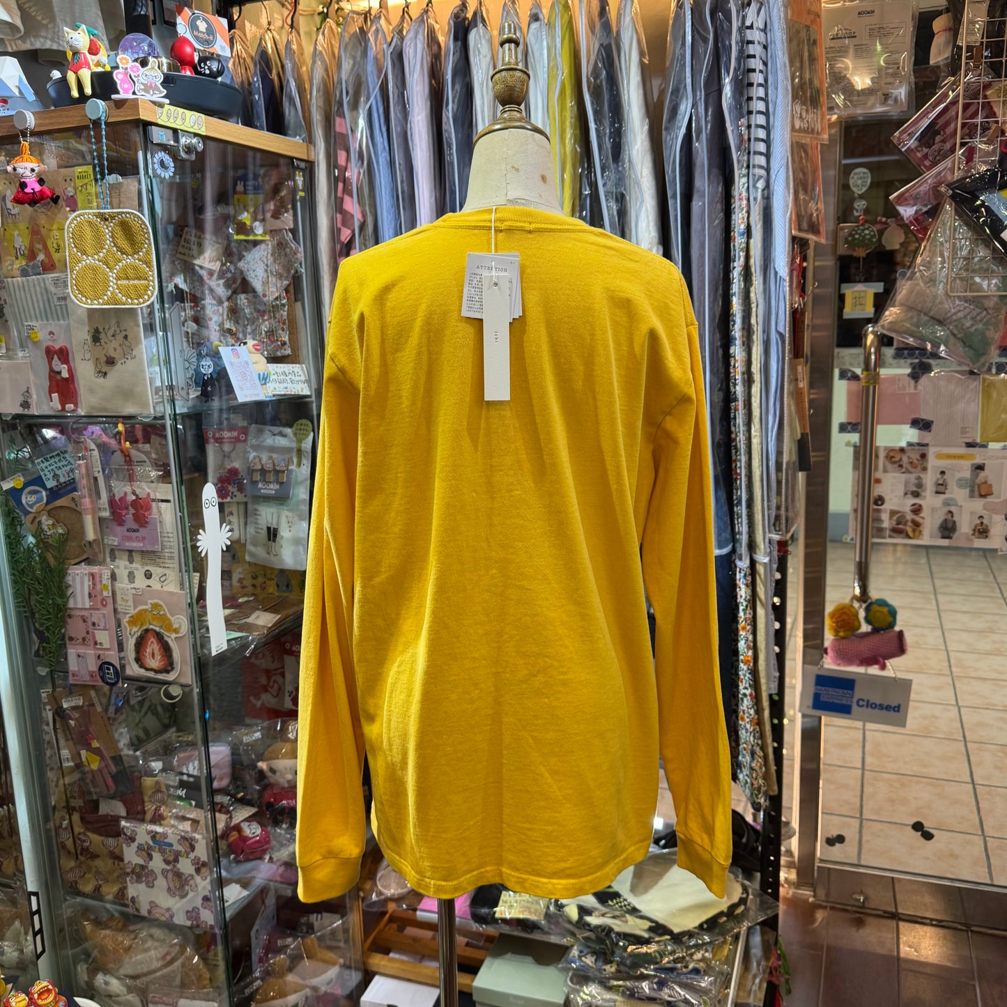 Ichi MERCI Mustard Long T-shirt
