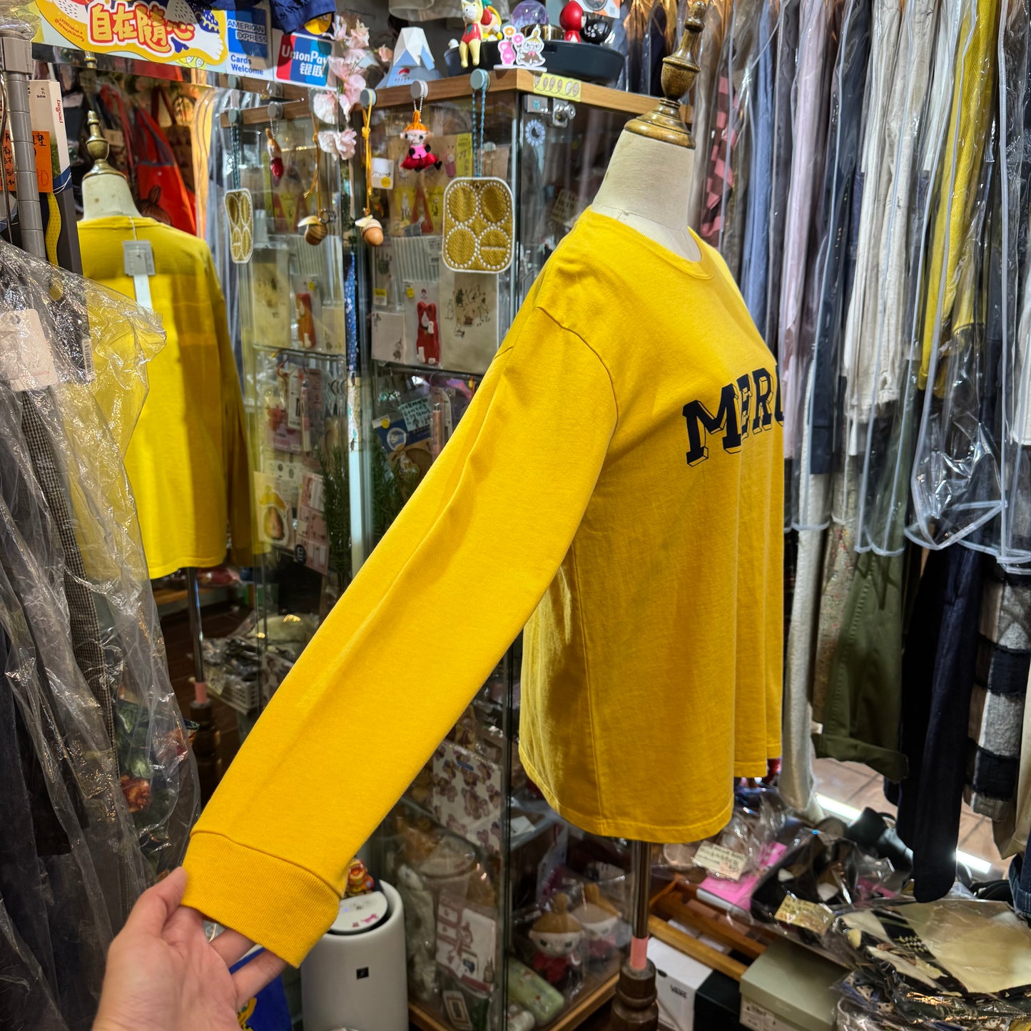 Ichi MERCI Mustard Long T-shirt