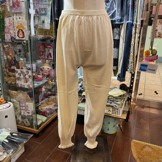 Tumugu棉质荷叶边打底裤,2色