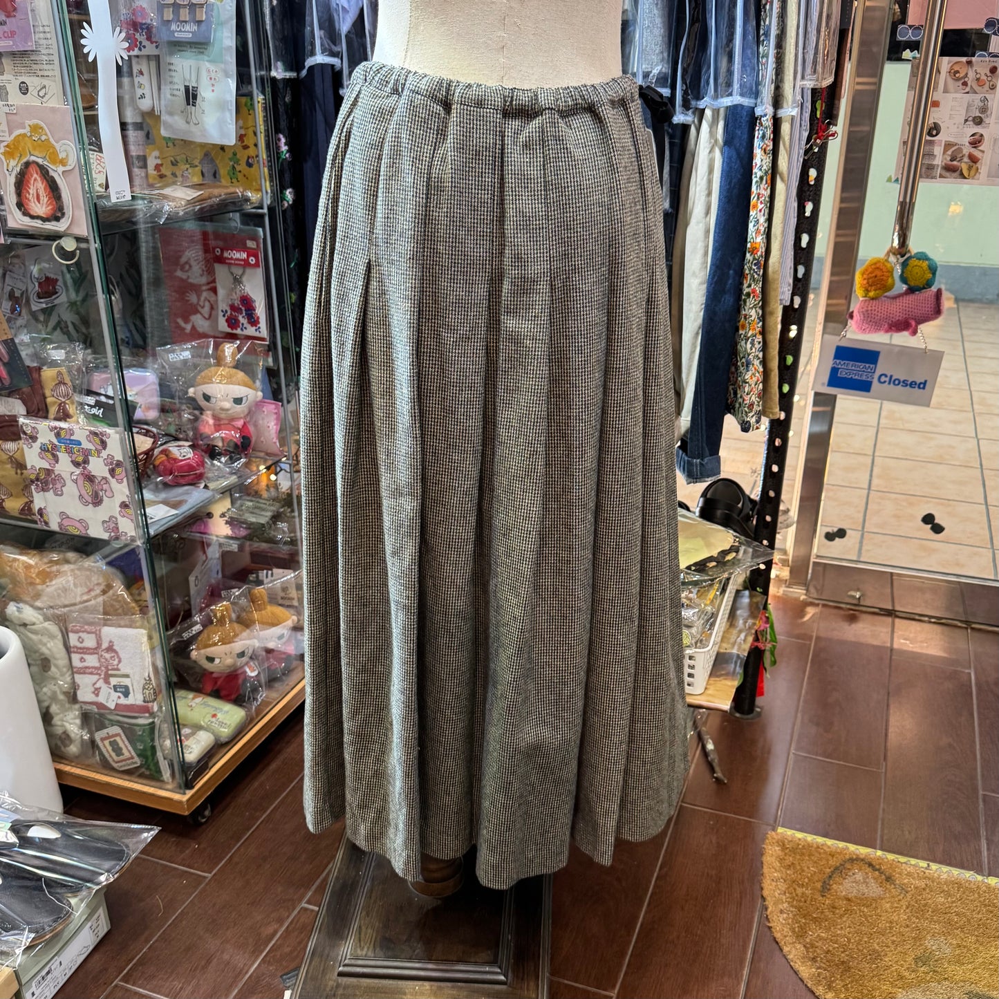 Ina Tweedy Cotton Skirt, made in Japan