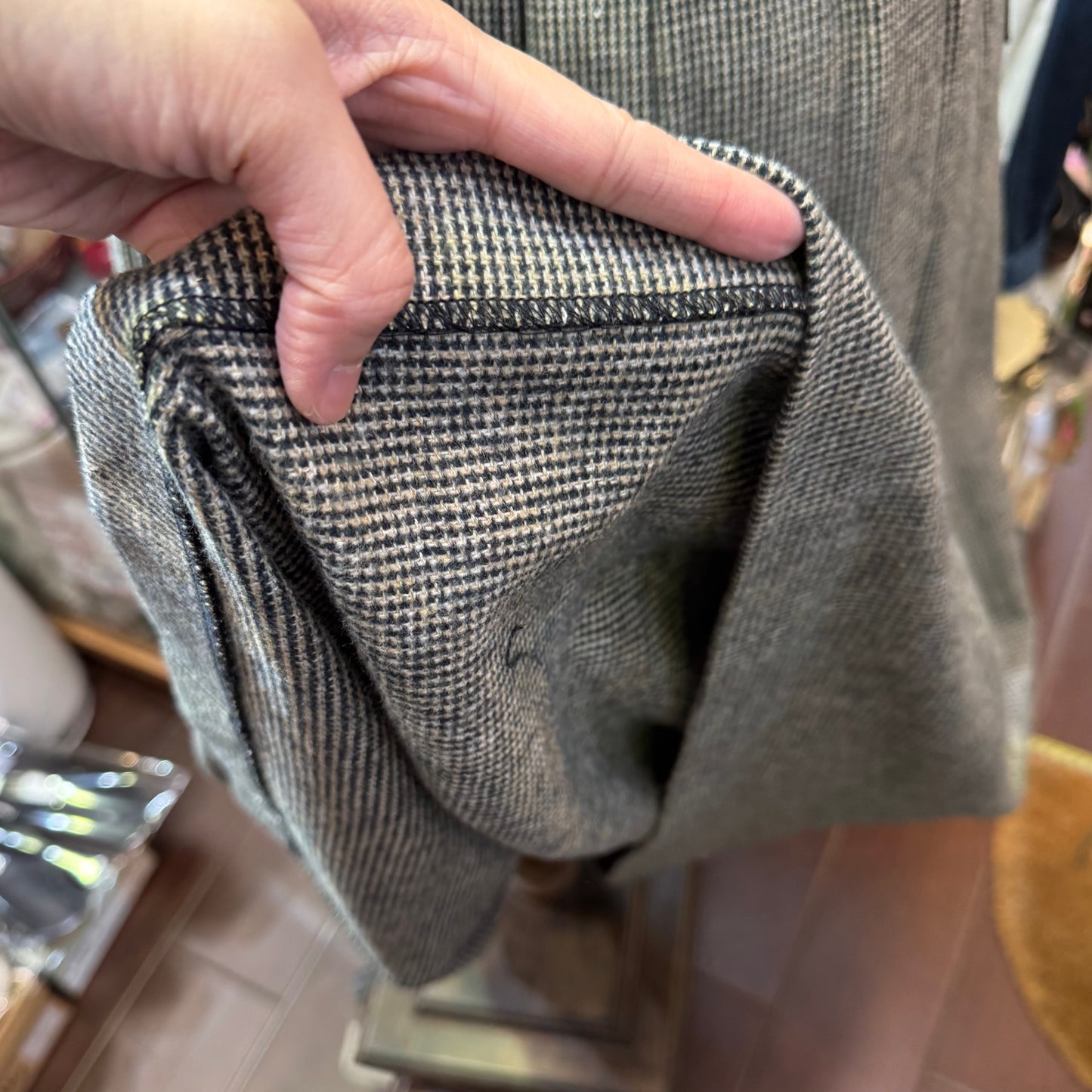 Ina Tweedy Cotton Skirt, made in Japan