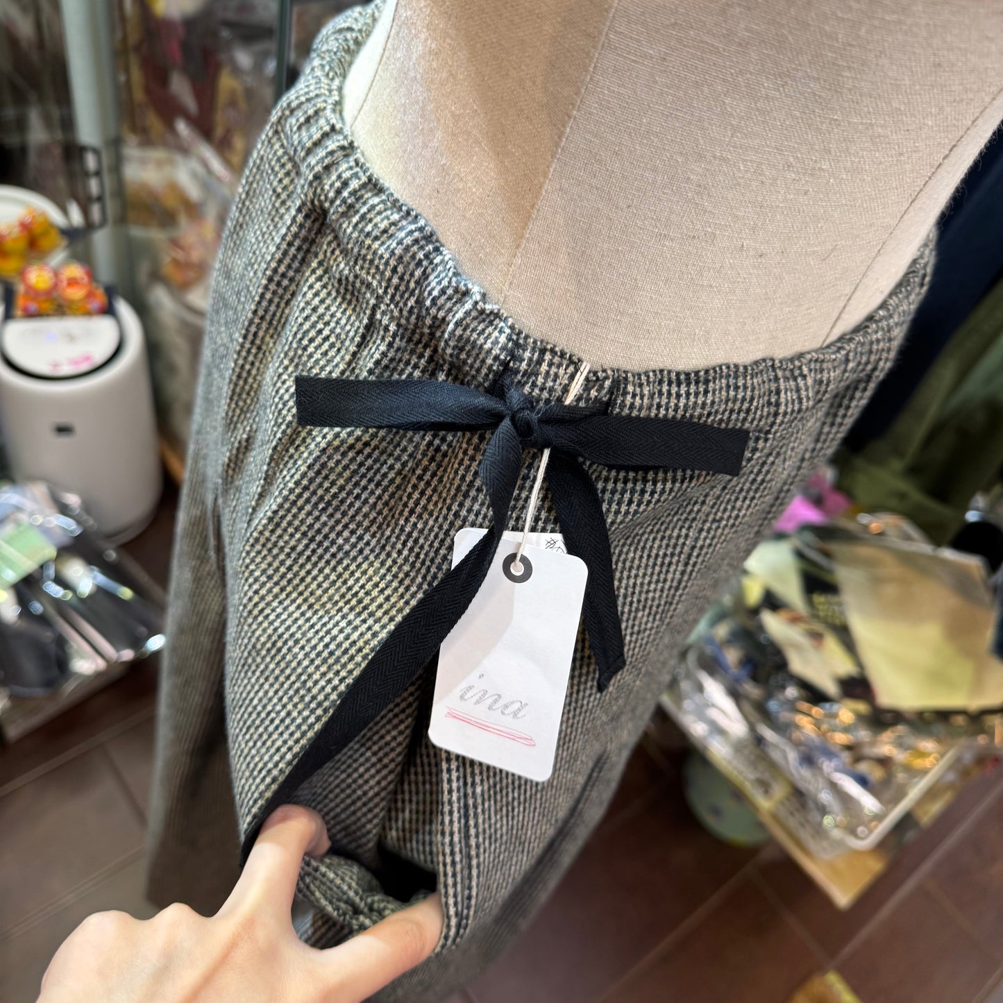 Ina Tweedy Cotton Skirt, made in Japan