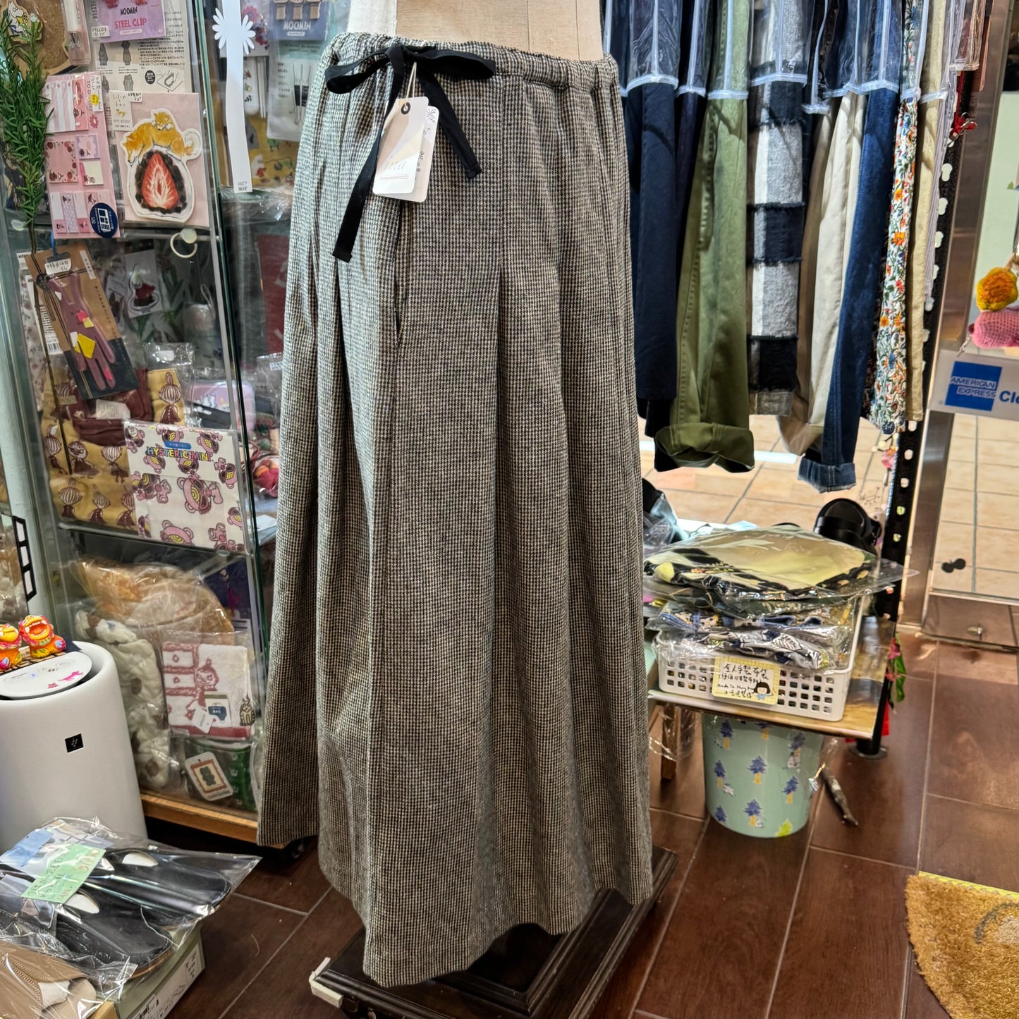 Ina Tweedy Cotton Skirt, made in Japan
