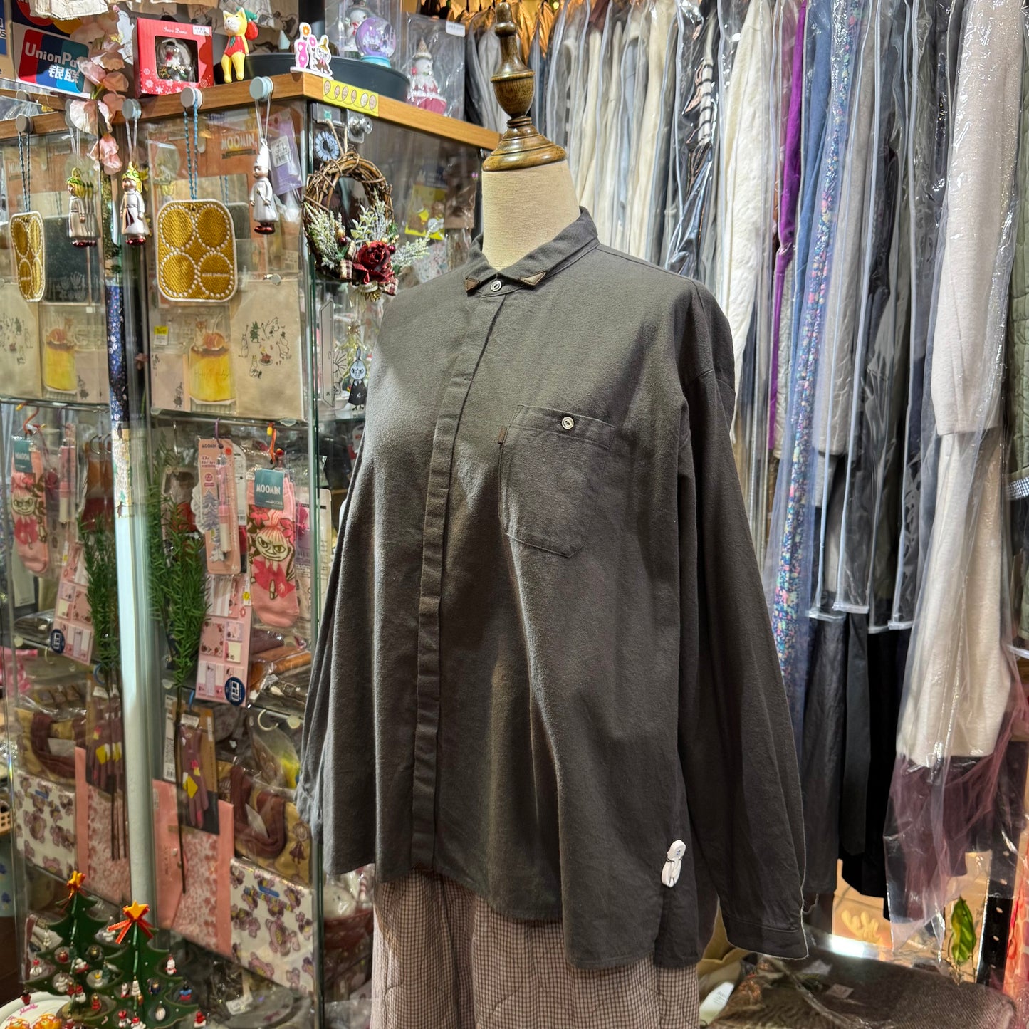 Sale- VM Charcoal Shirt, made in Japan