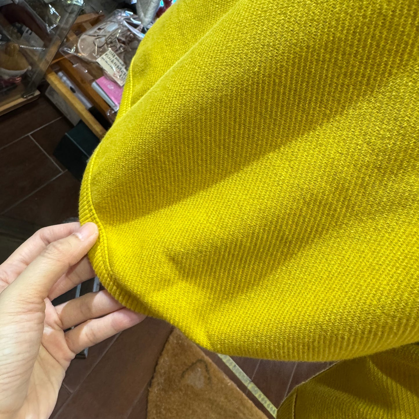 Estroislose Mustard Sweatshirt, made in Japan