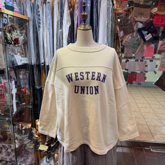 EXTRA30- Diaries Western Union Sweater, 2 Colors, made in Japan