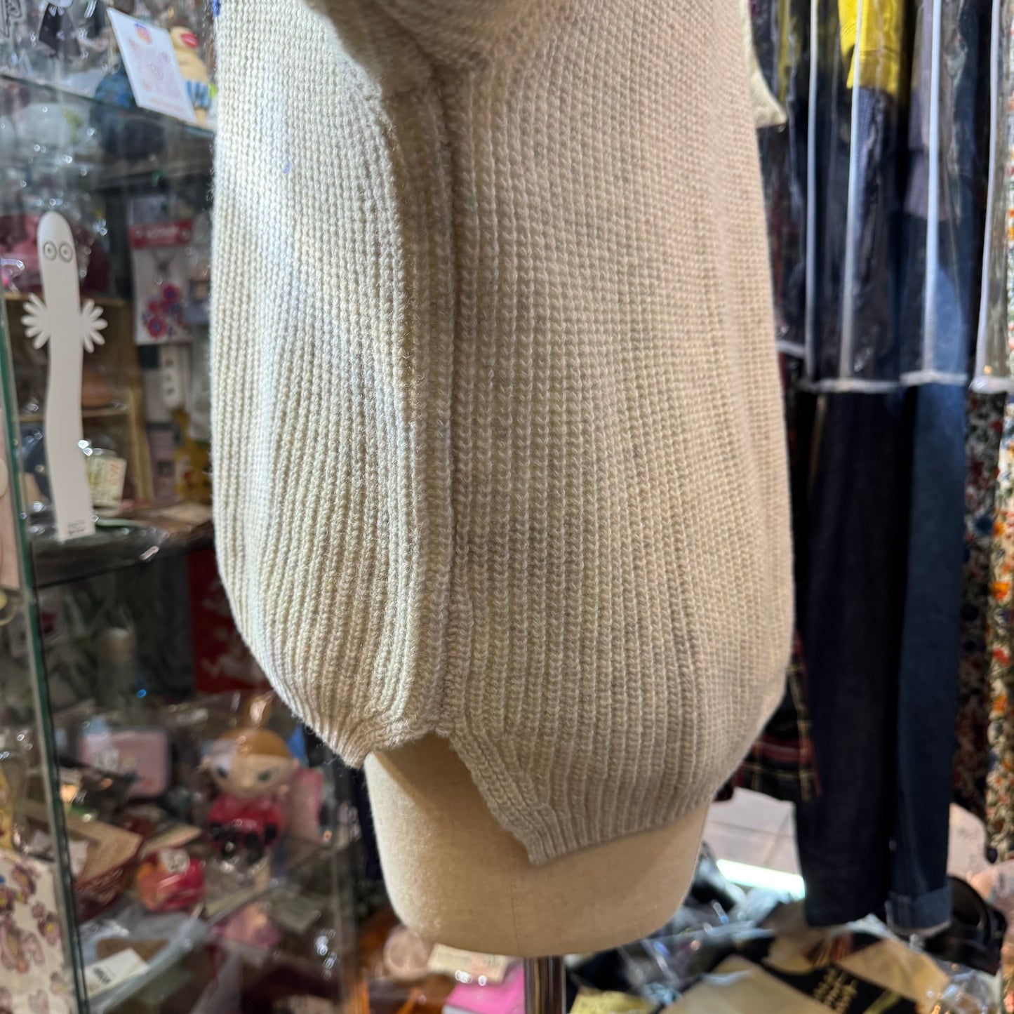 Tumugu Light Grey Flora Embroidery Cardigan