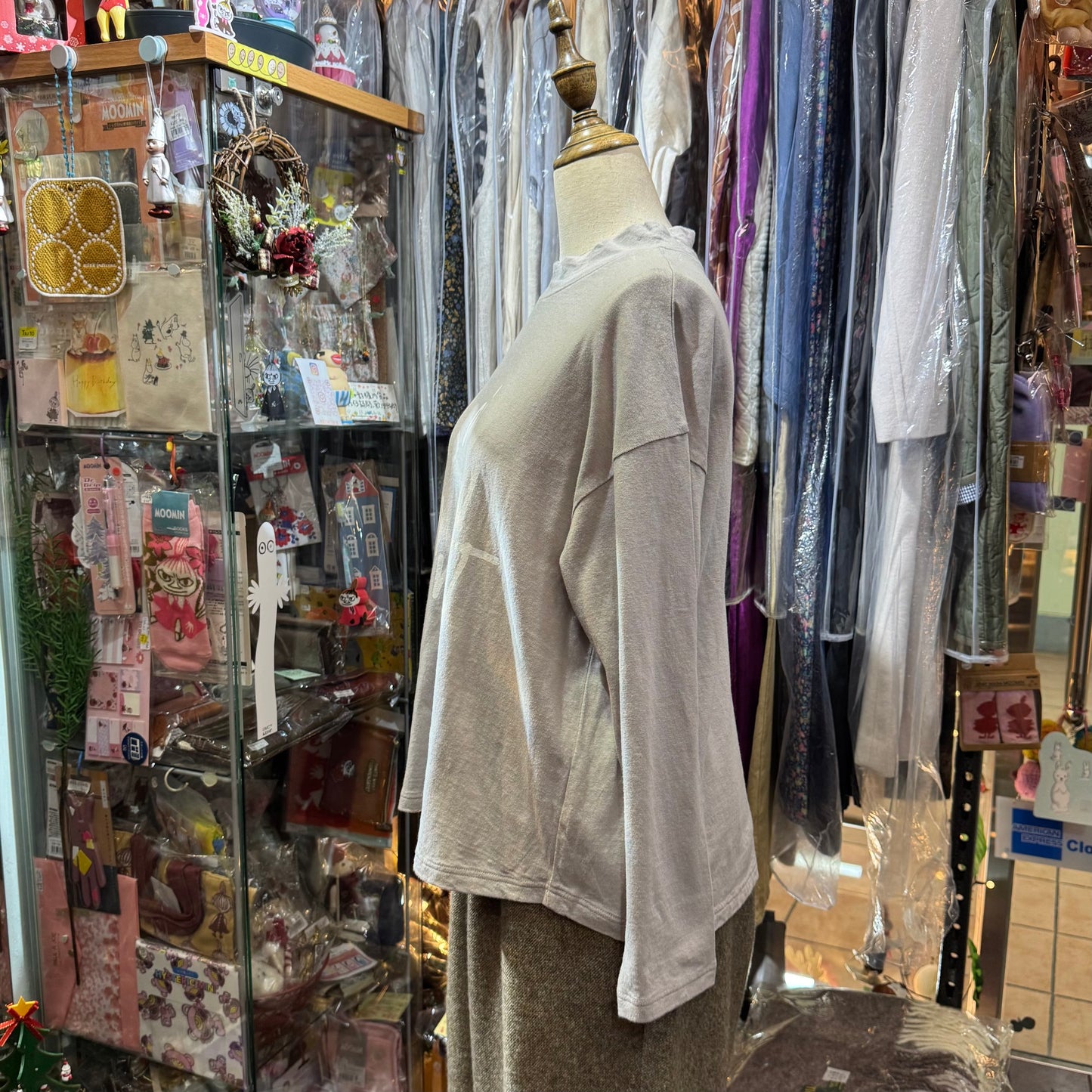 Tumugu French Grey T-shirt, made in Japan