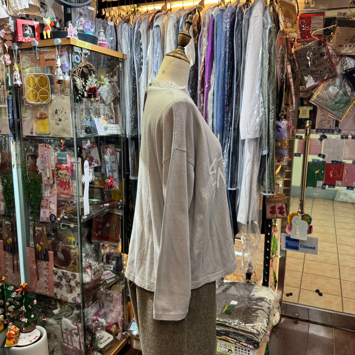 Tumugu French Grey T-shirt, made in Japan