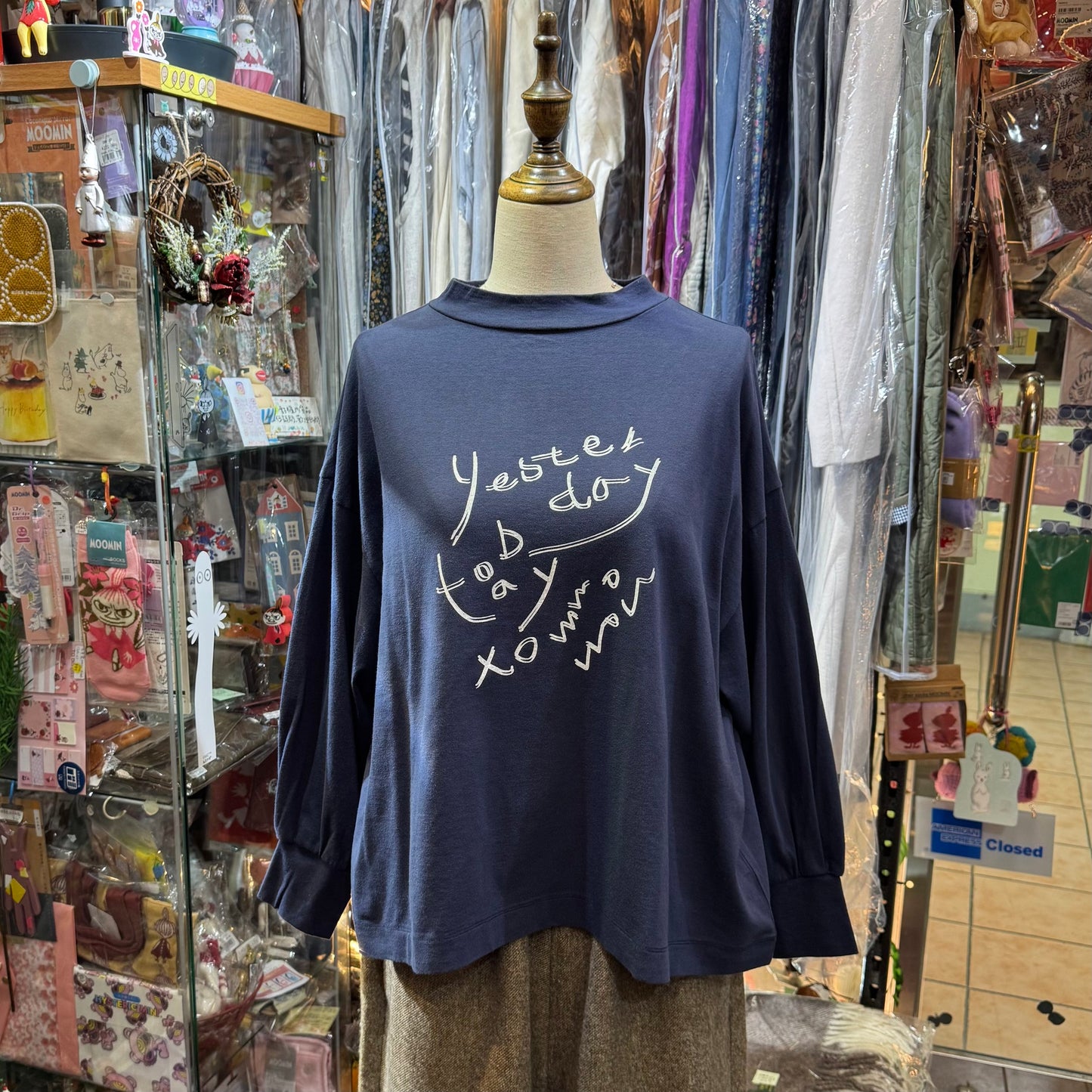 Laiterie Yesterday Today Tomorrow T-shirt, 2 Colors, made in Japan