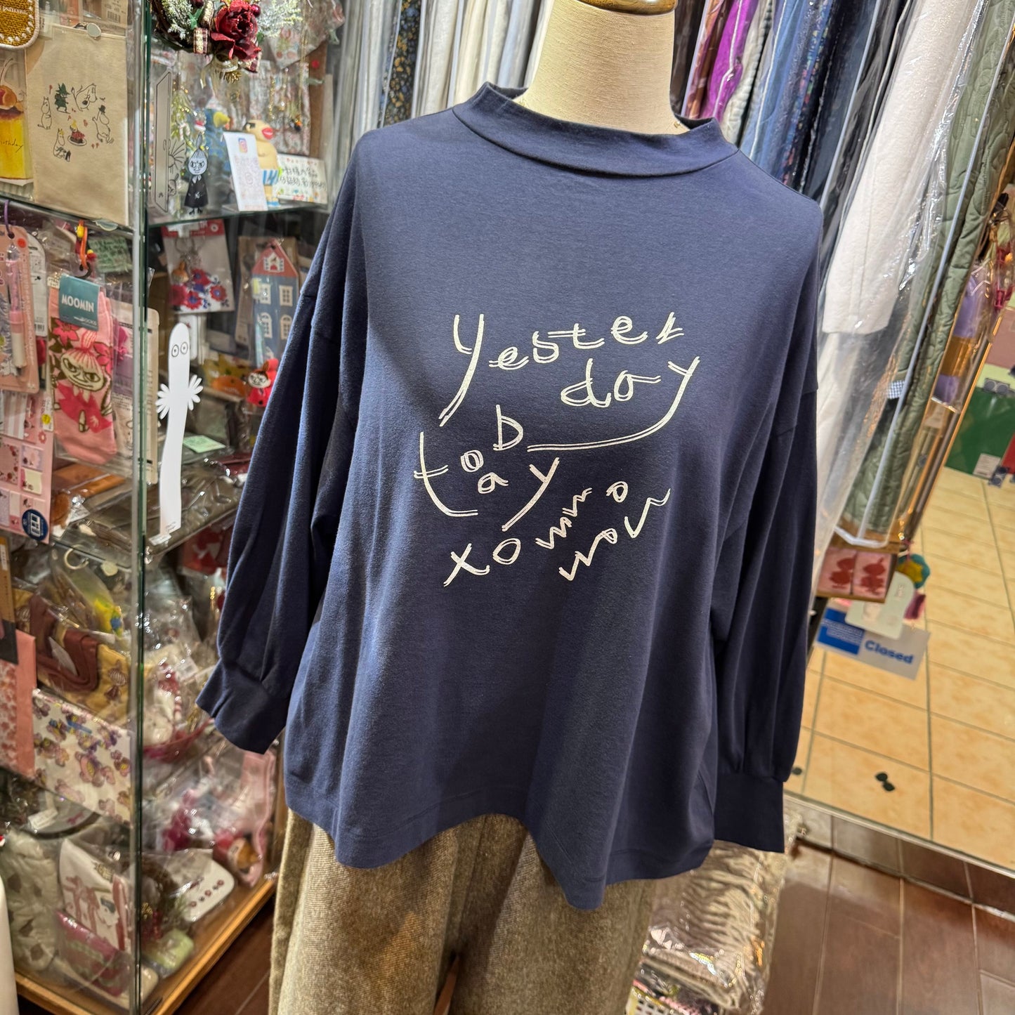 Laiterie Yesterday Today Tomorrow T-shirt, 2 Colors, made in Japan