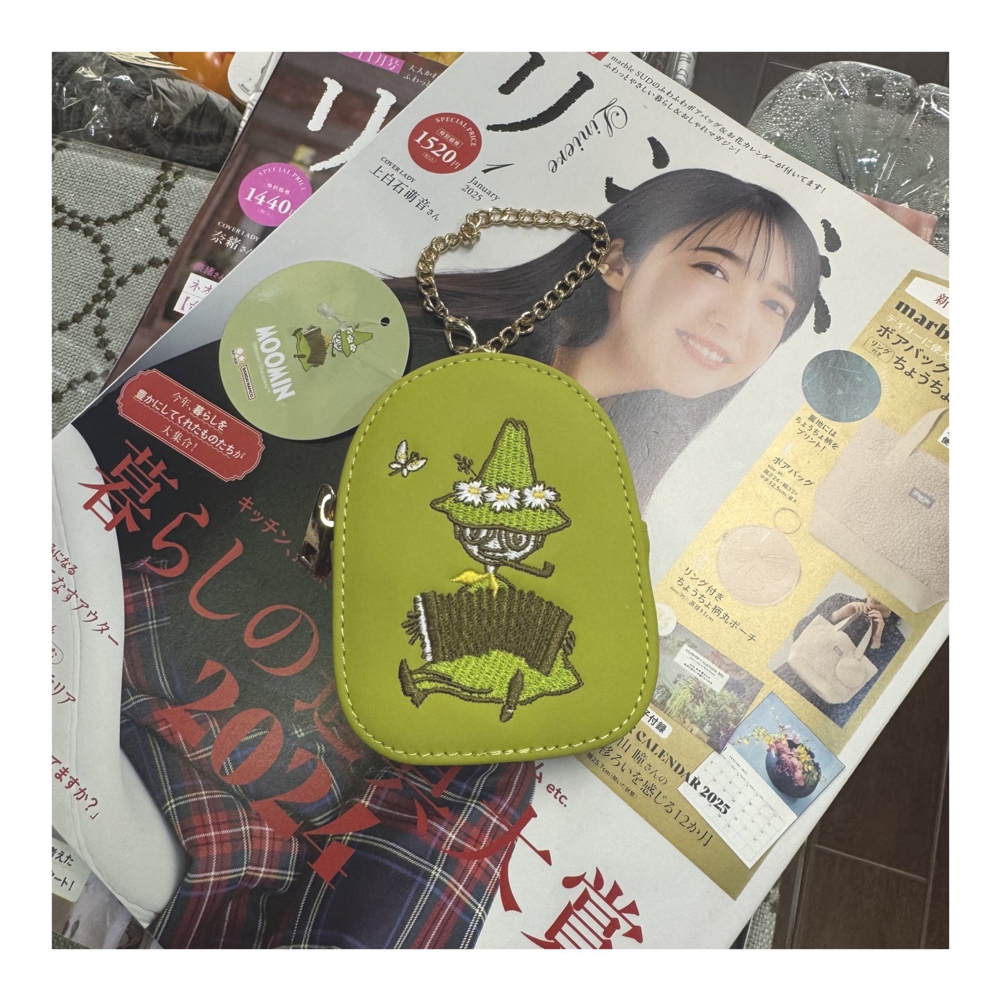 Snufkin Green Pouch