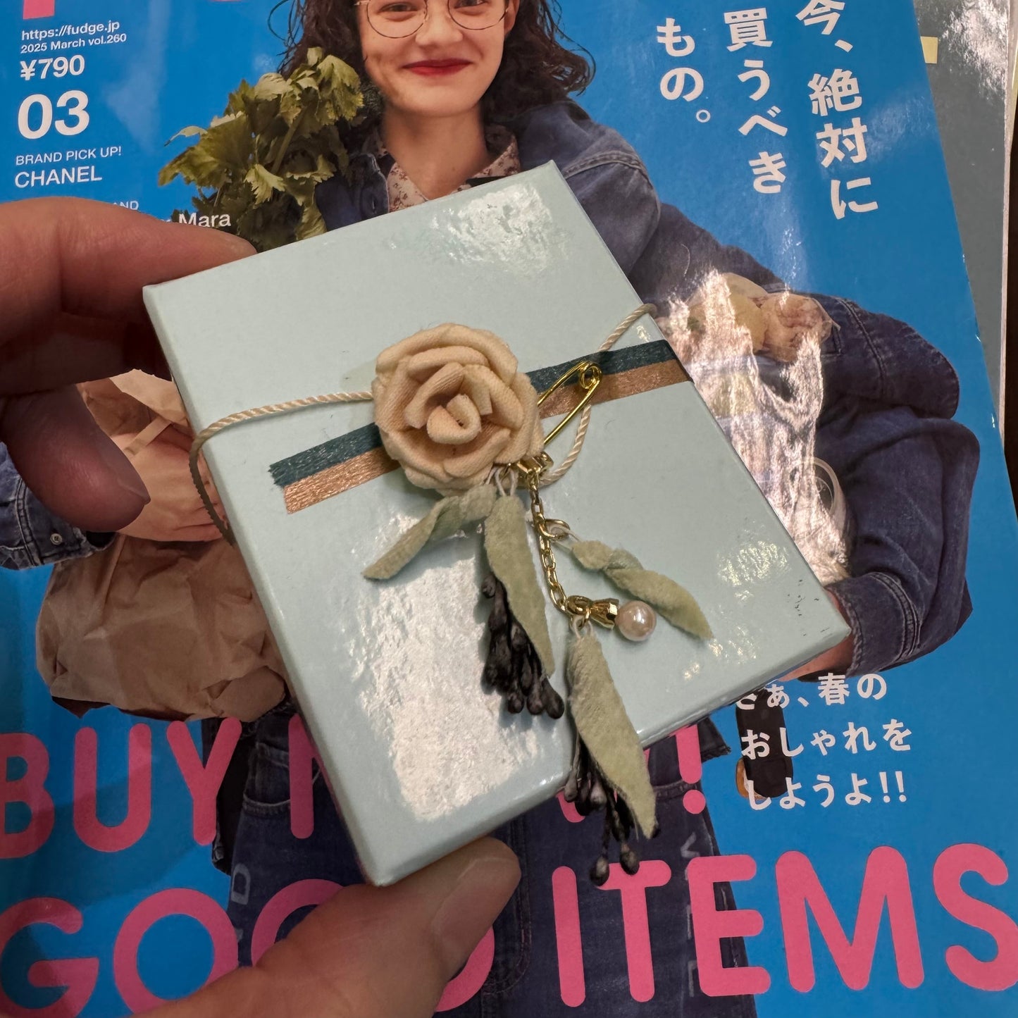 Sale- Haupia Floral Brooch, made in Japan