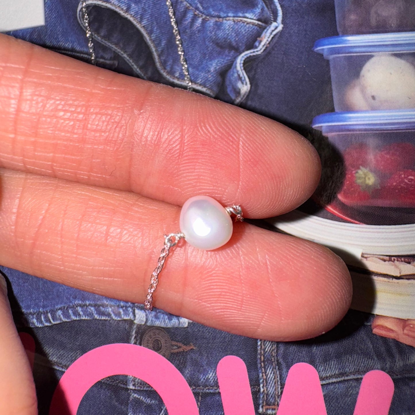 14kgf Freshwater Pearl Necklace, made in Japan