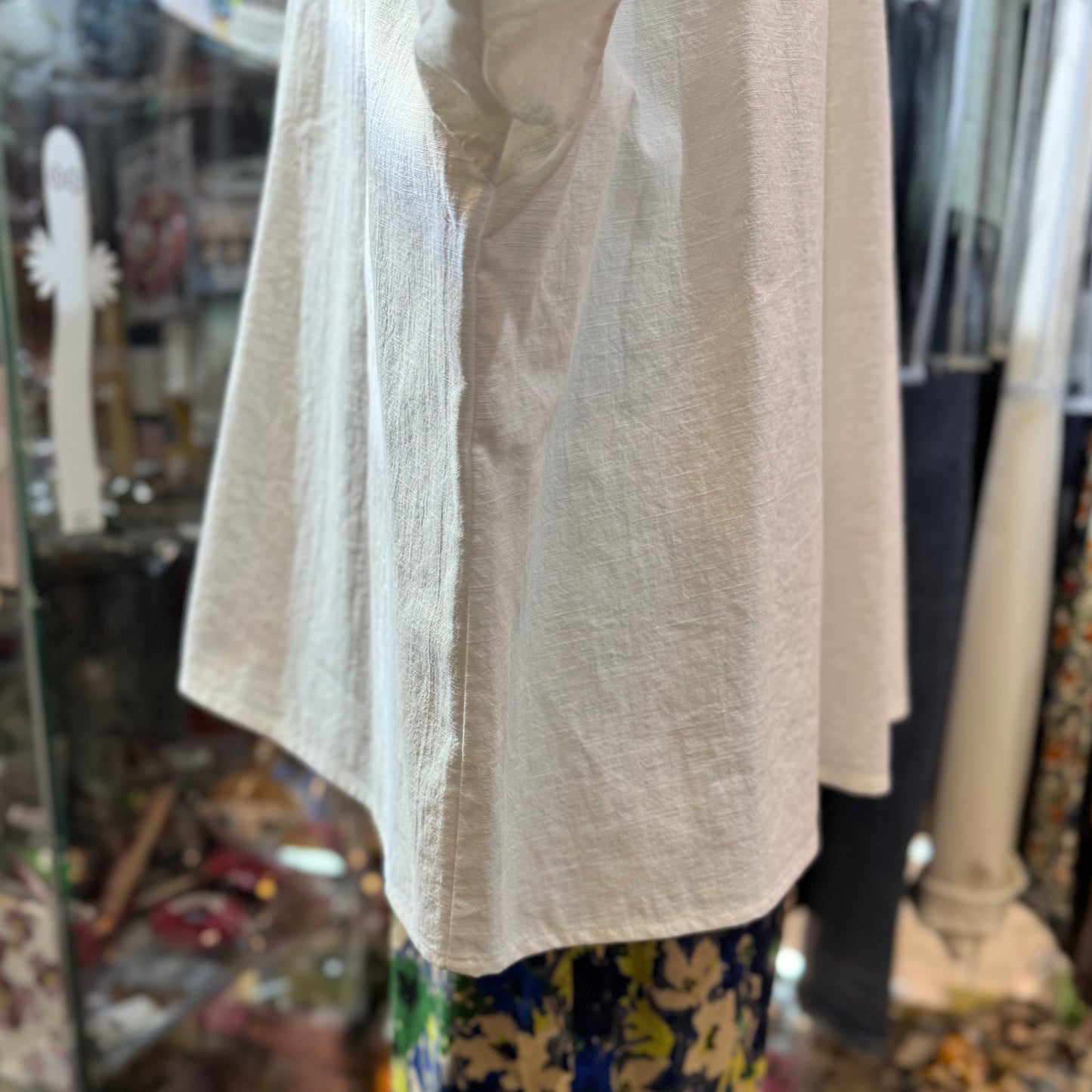 Sloe White Frill Collar Shirt