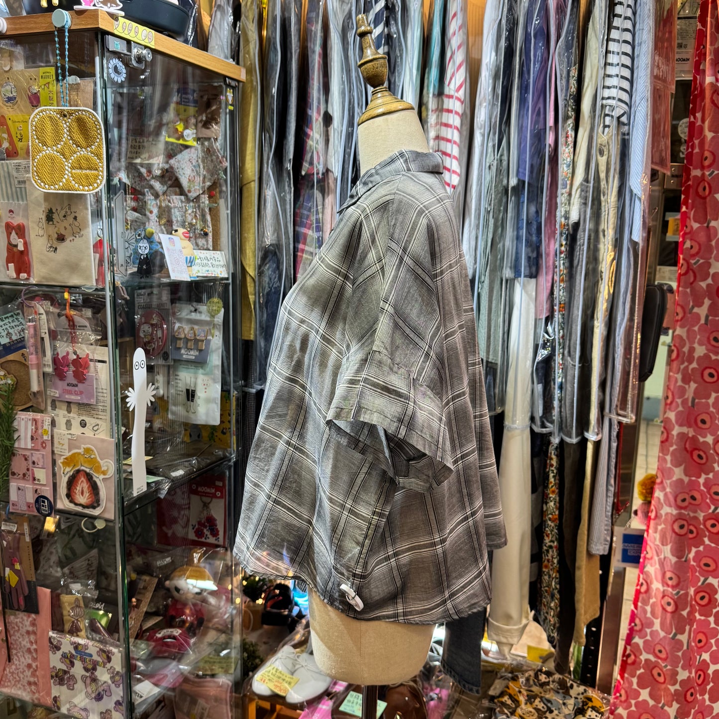 VM Black Checked Shirt, made in Japan