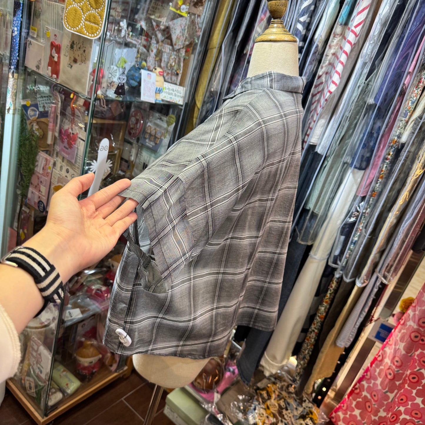 VM Black Checked Shirt, made in Japan