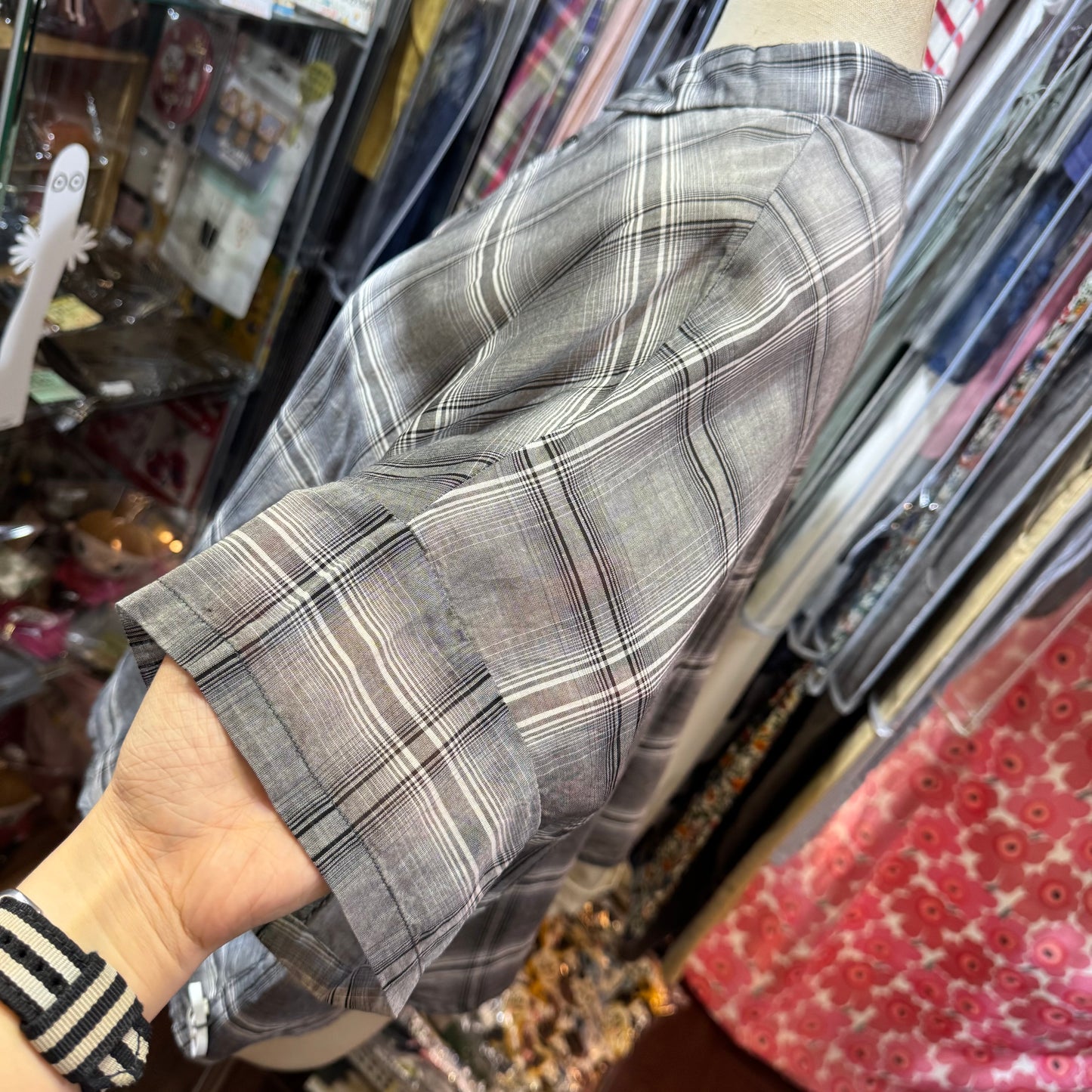 VM Black Checked Shirt, made in Japan