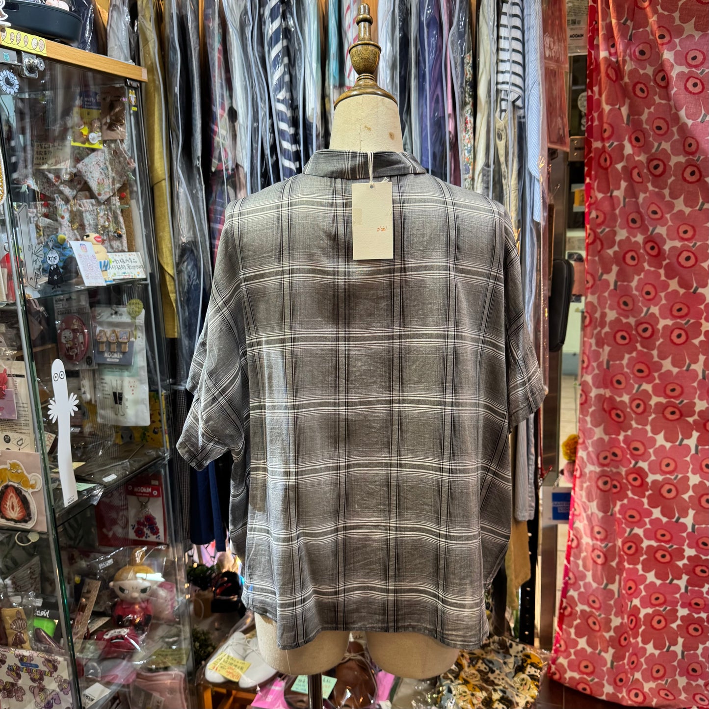 VM Black Checked Shirt, made in Japan