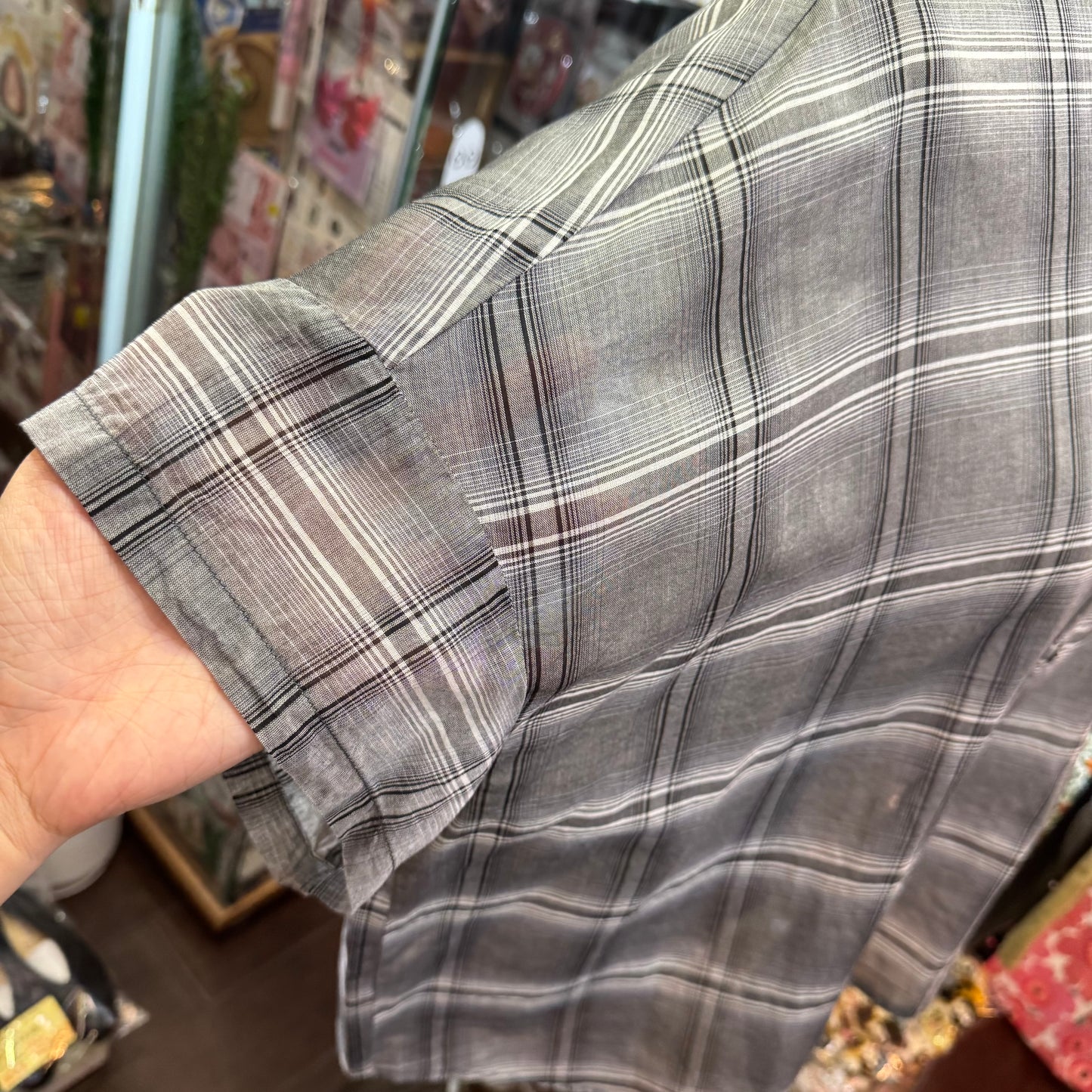 VM Black Checked Shirt, made in Japan