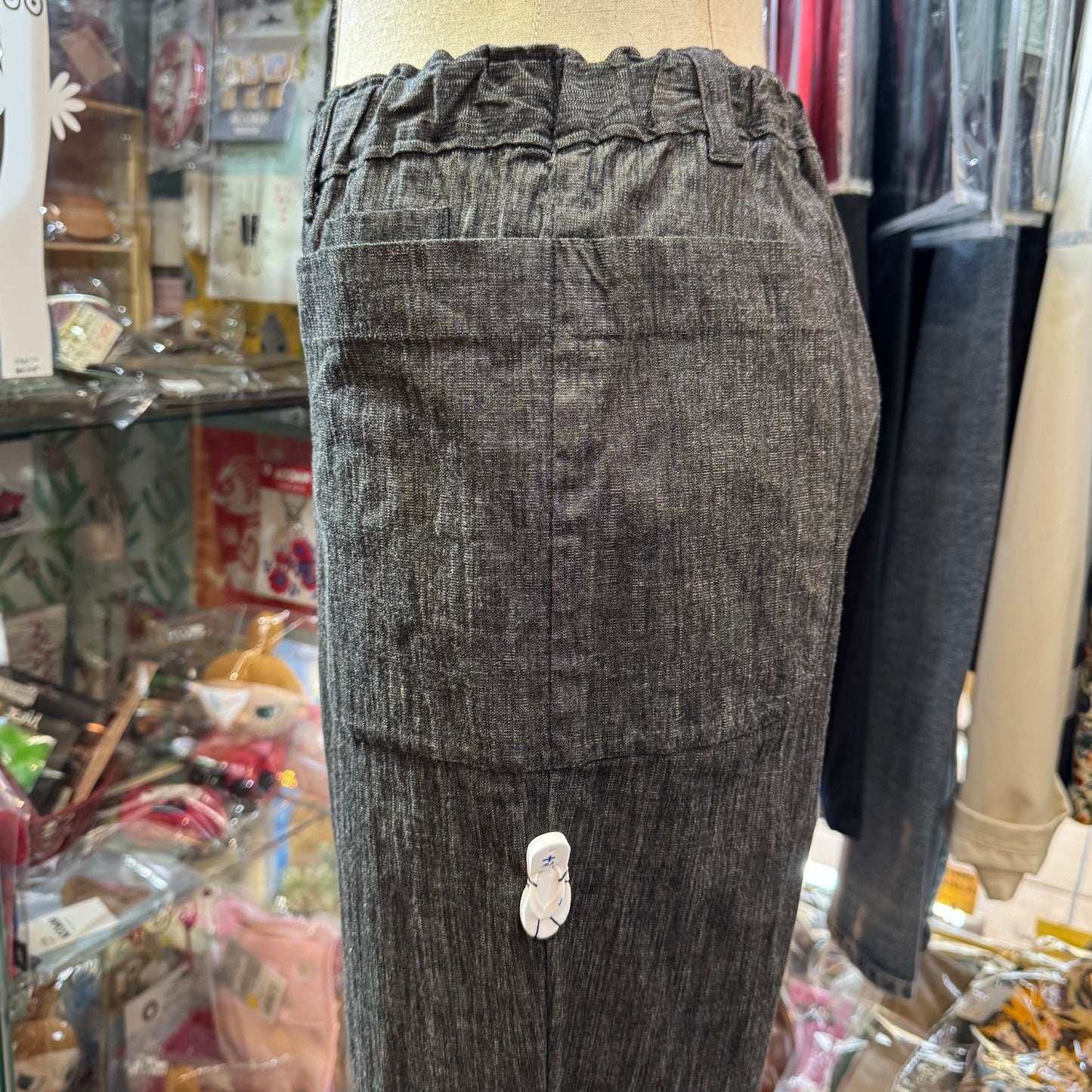 VM Black Denim Pants, Size 3, made in Japan