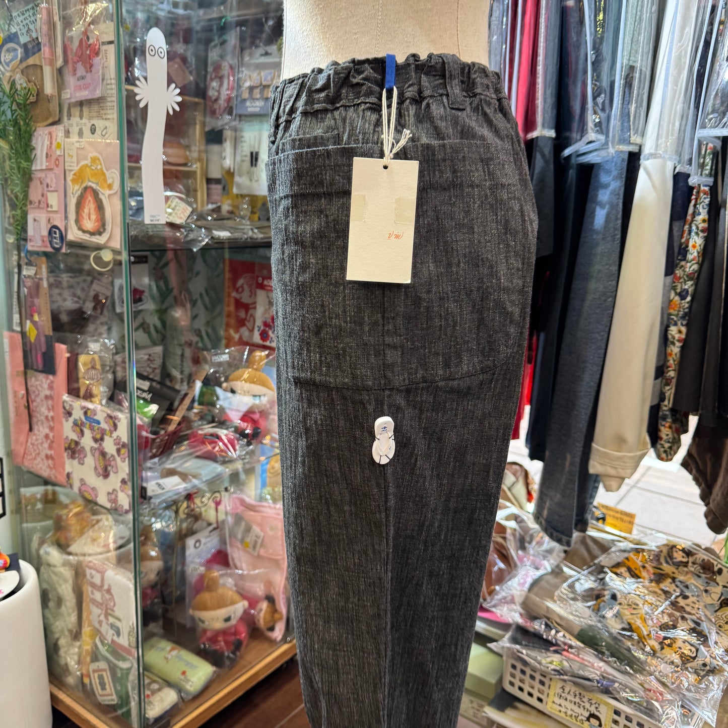 VM Black Denim Pants, Size 3, made in Japan