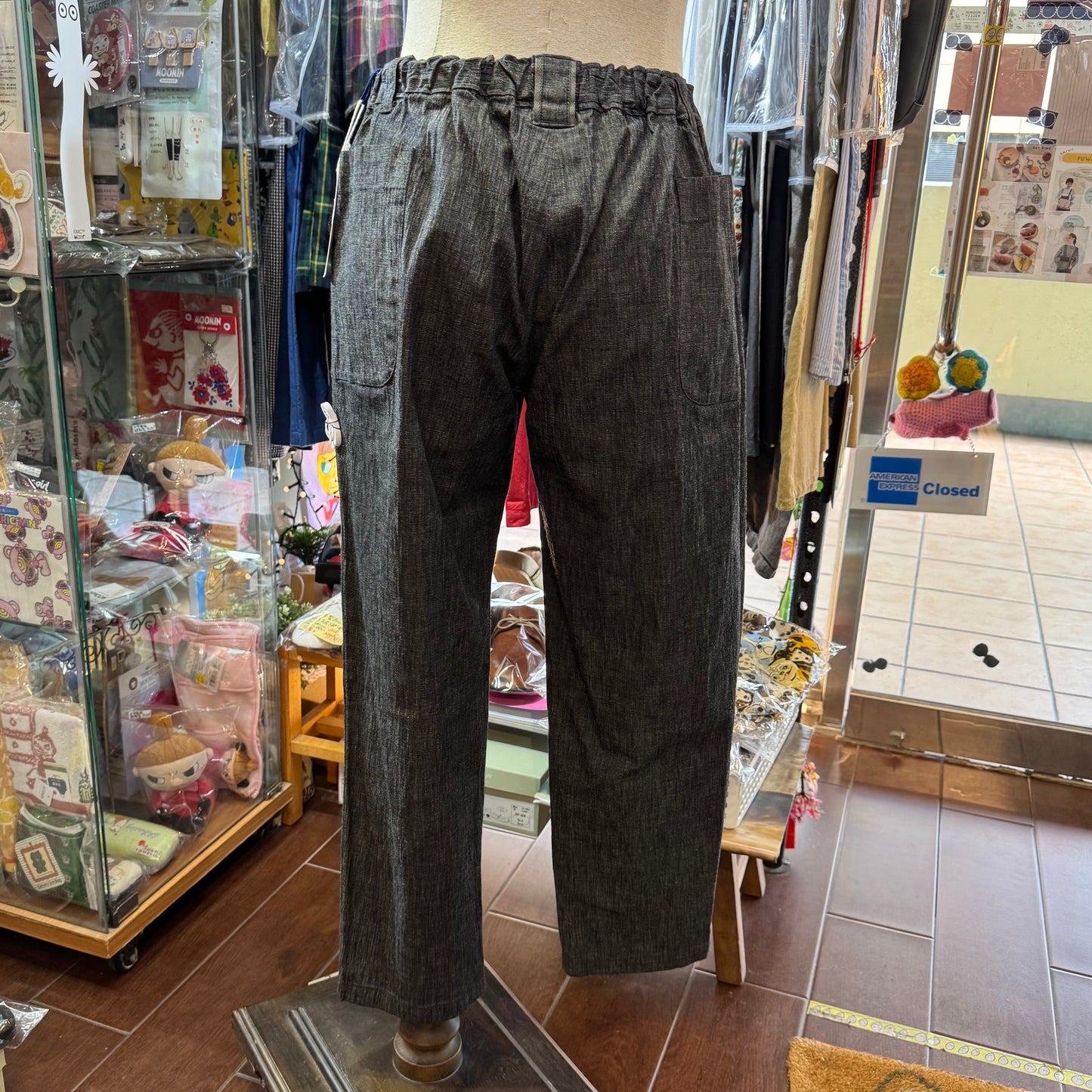 VM Black Denim Pants, Size 3, made in Japan