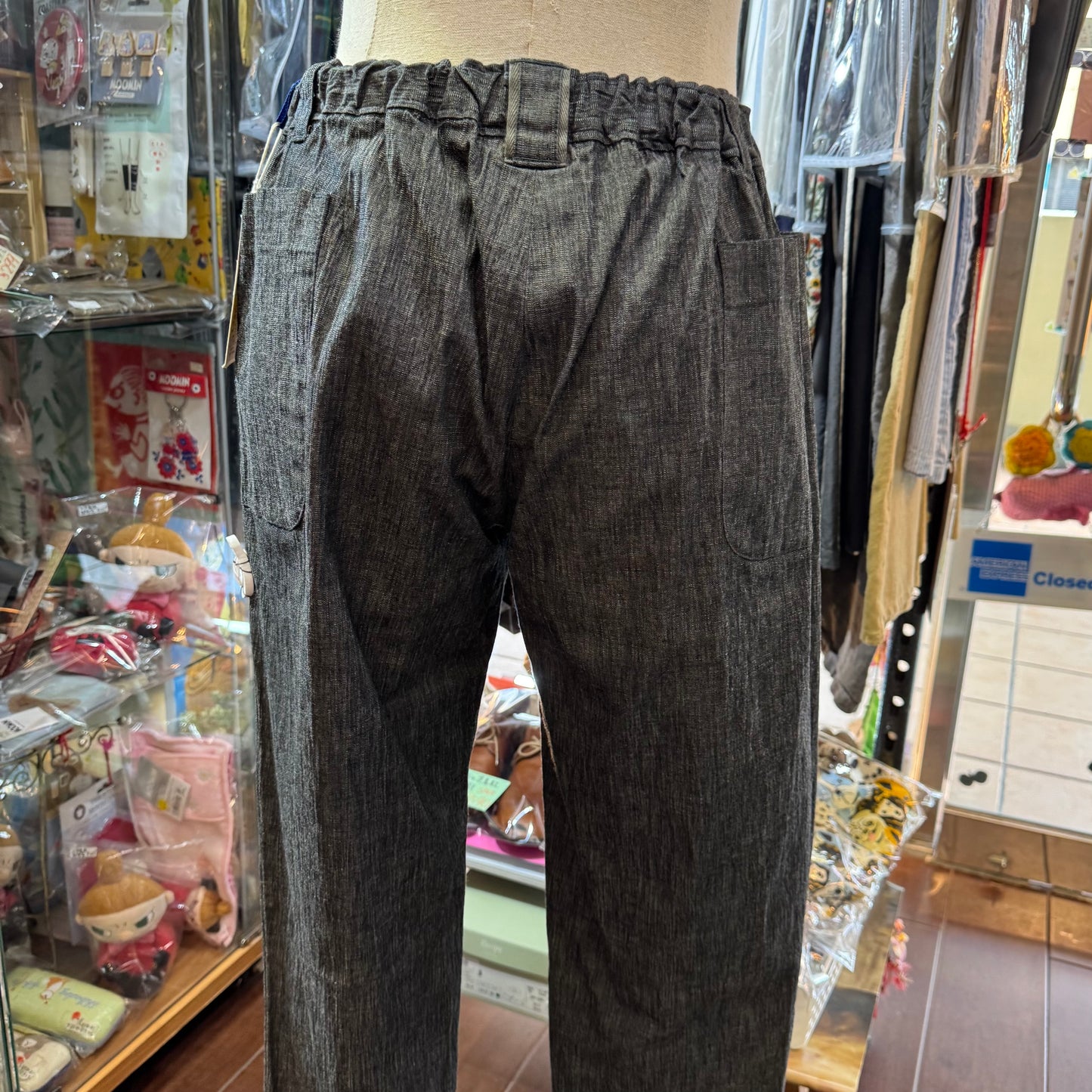 VM Black Denim Pants, Size 3, made in Japan