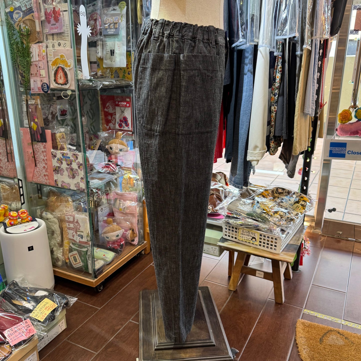 VM Black Denim Pants, Size 3, made in Japan