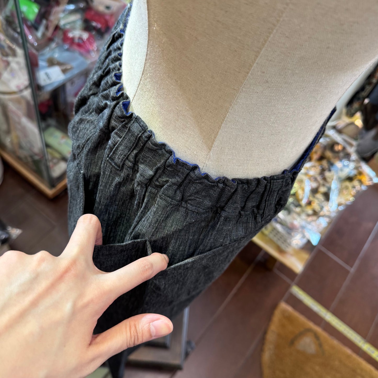 VM Black Denim Pants, Size 3, made in Japan