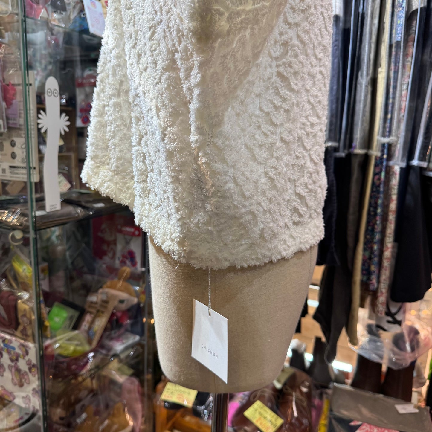 Sale- Chignon White Floral Top