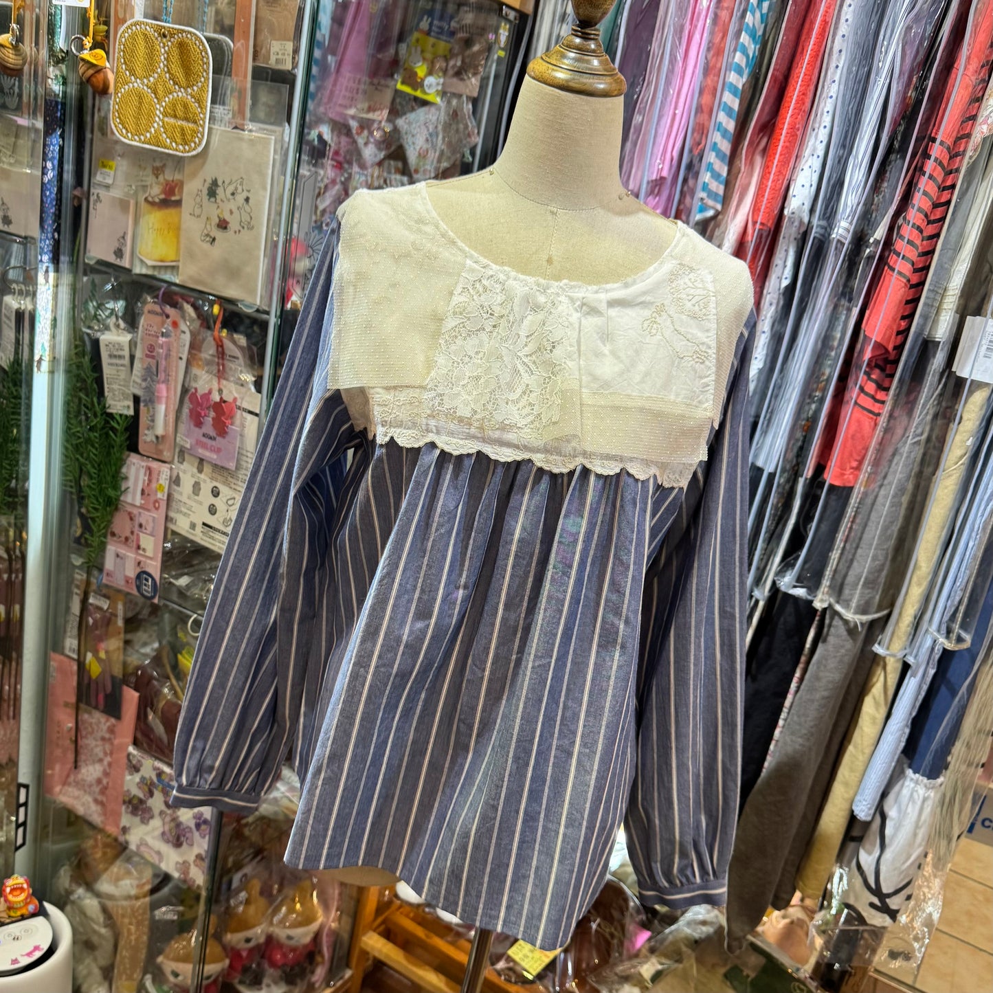 EXTRA20- Haupia Lace Patchwork Top, made in Japan