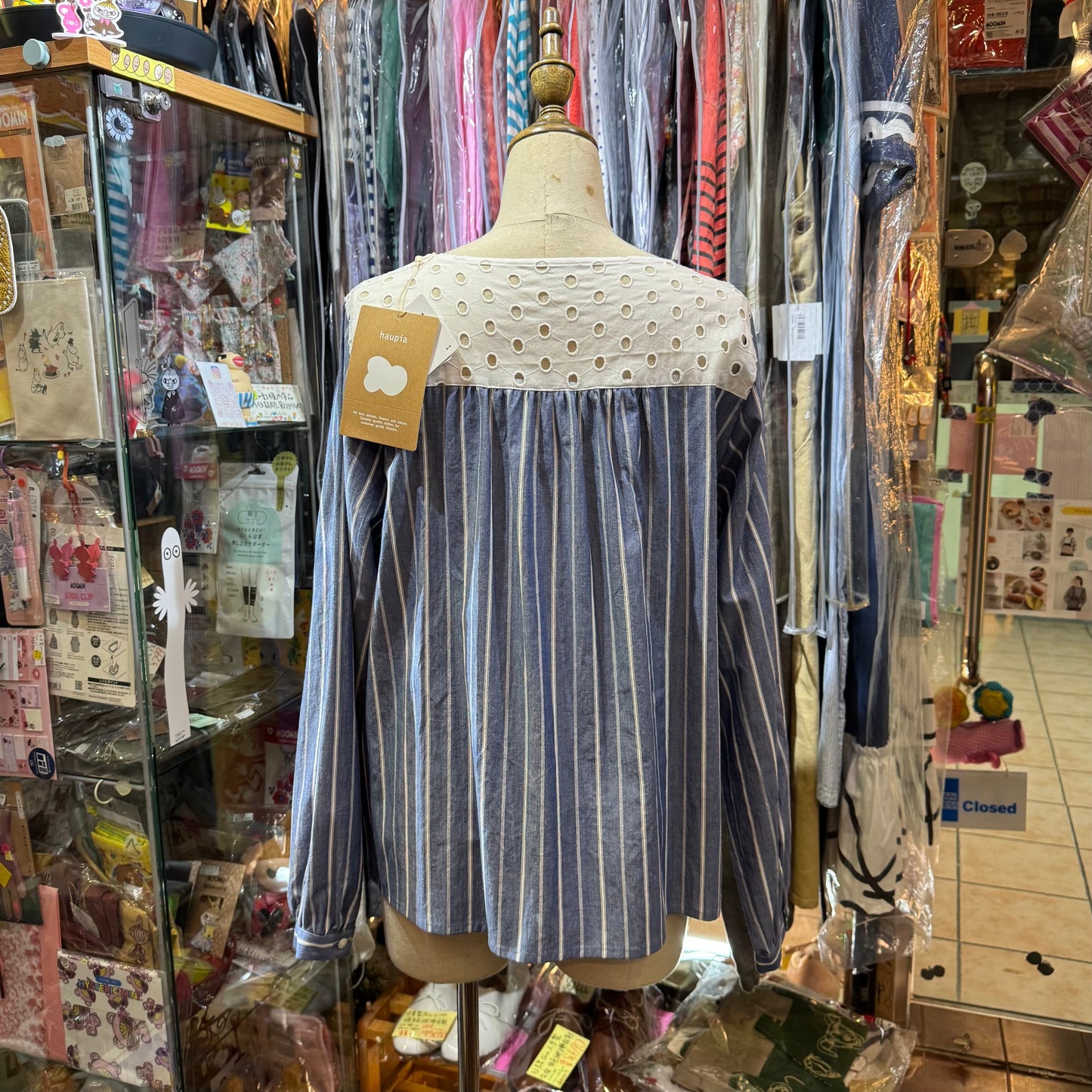 EXTRA20- Haupia Lace Patchwork Top, made in Japan