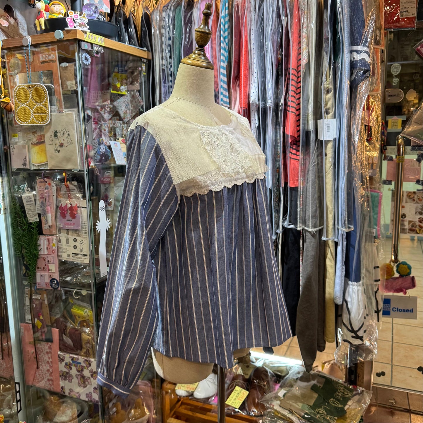 EXTRA20- Haupia Lace Patchwork Top, made in Japan