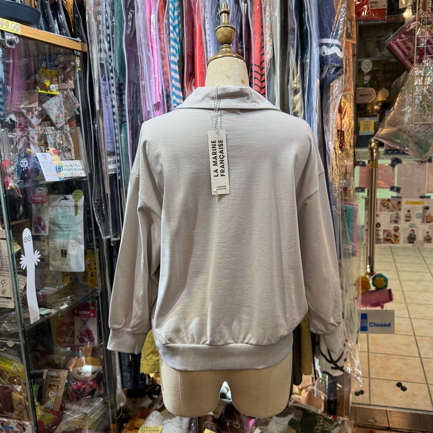 Sale- La Marine Francaise Grey Top, made in Japan