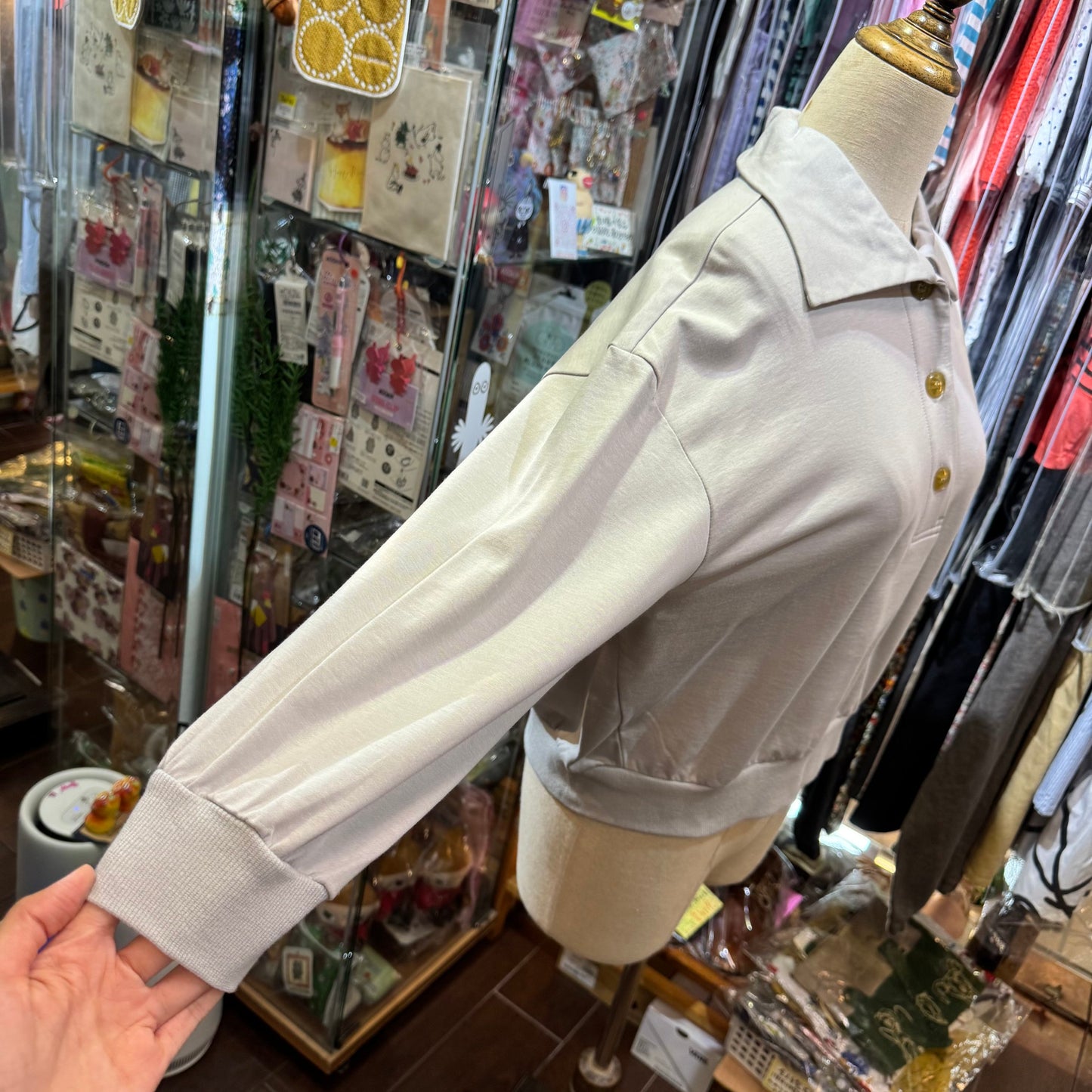 Sale- La Marine Francaise Grey Top, made in Japan