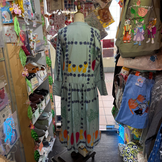 Sale- Kilki Carrots Prints Dress, made in India