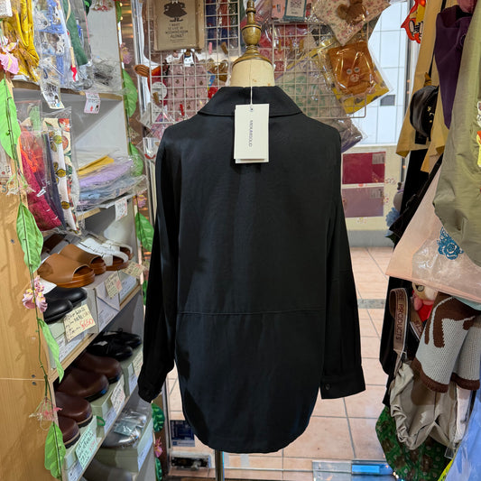 Midiumisolid Black Jacket, made in Japan