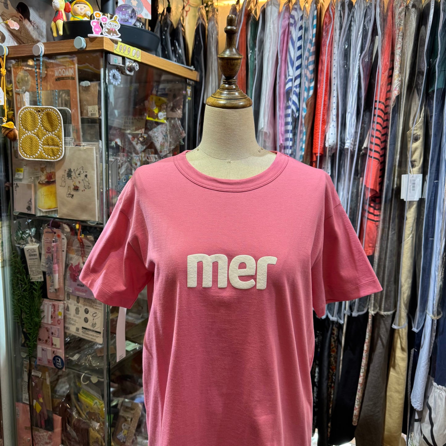 Nouvelles du Paradis Mer Pink T-shirt, made in Japan